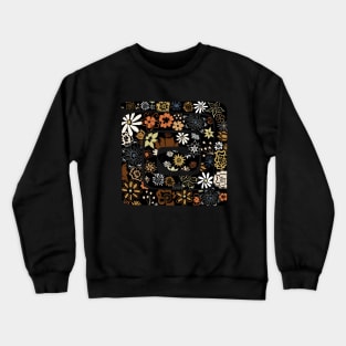 Floral Abstract Snake Crewneck Sweatshirt